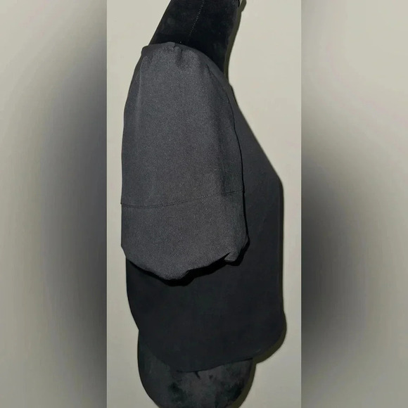 J.ING Puff Sleeve Black Blouse - Size S - Picture 4 of 6
